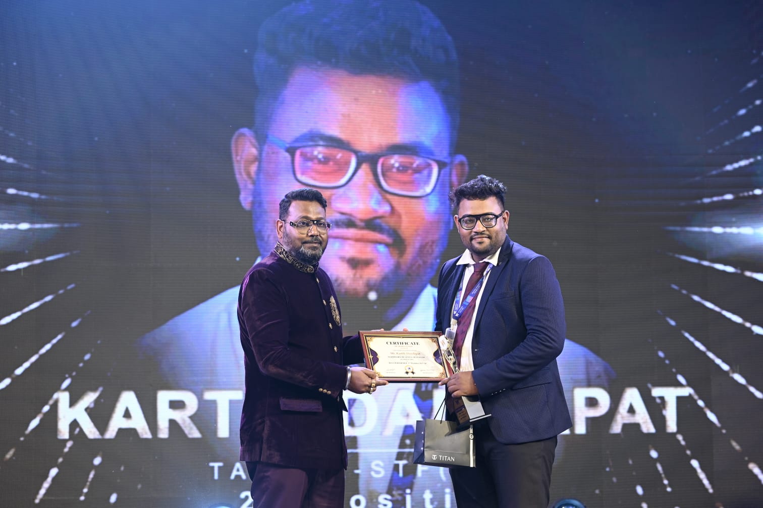 7th AGM Award Stage Recognition